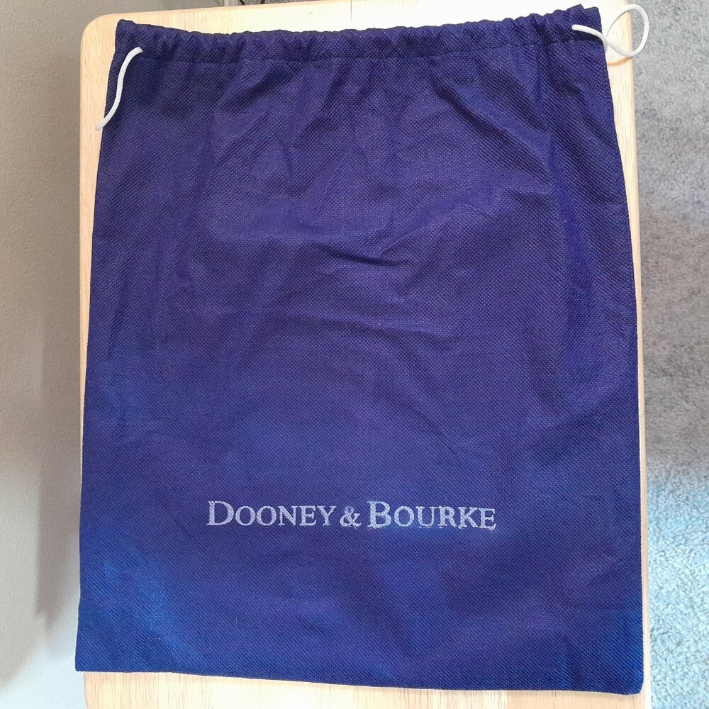 Dooney & Bourke East West Slouchy Shoulder Bag Dark Brown Pebbled Leather - Picture 14 of 16